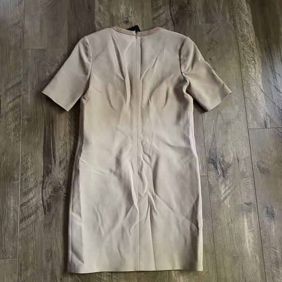 NWT Ralph Lauren Black Label Suede Wool Dress Taupe 6 - Picture 6 of 6